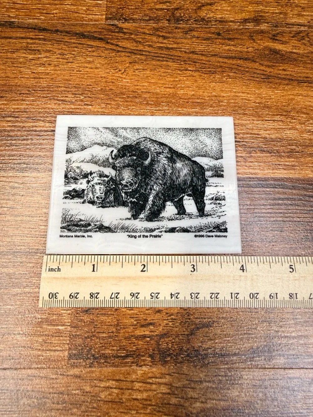 MONTANA MARBLE, INC. 1996 Dave Maloney “King of the Prairie” Tile